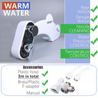 Hot Cold Bidet, Self-Cleaning, Dual Nozzle, Non-Electric