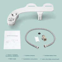 Samudra Button Bidet, Non-Electric, Dual Nozzle, Self-Cleaning