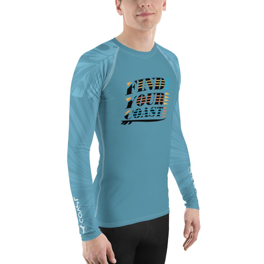 Men's Awesome Retro Sleeve Performance Rash Guard UPF 40+