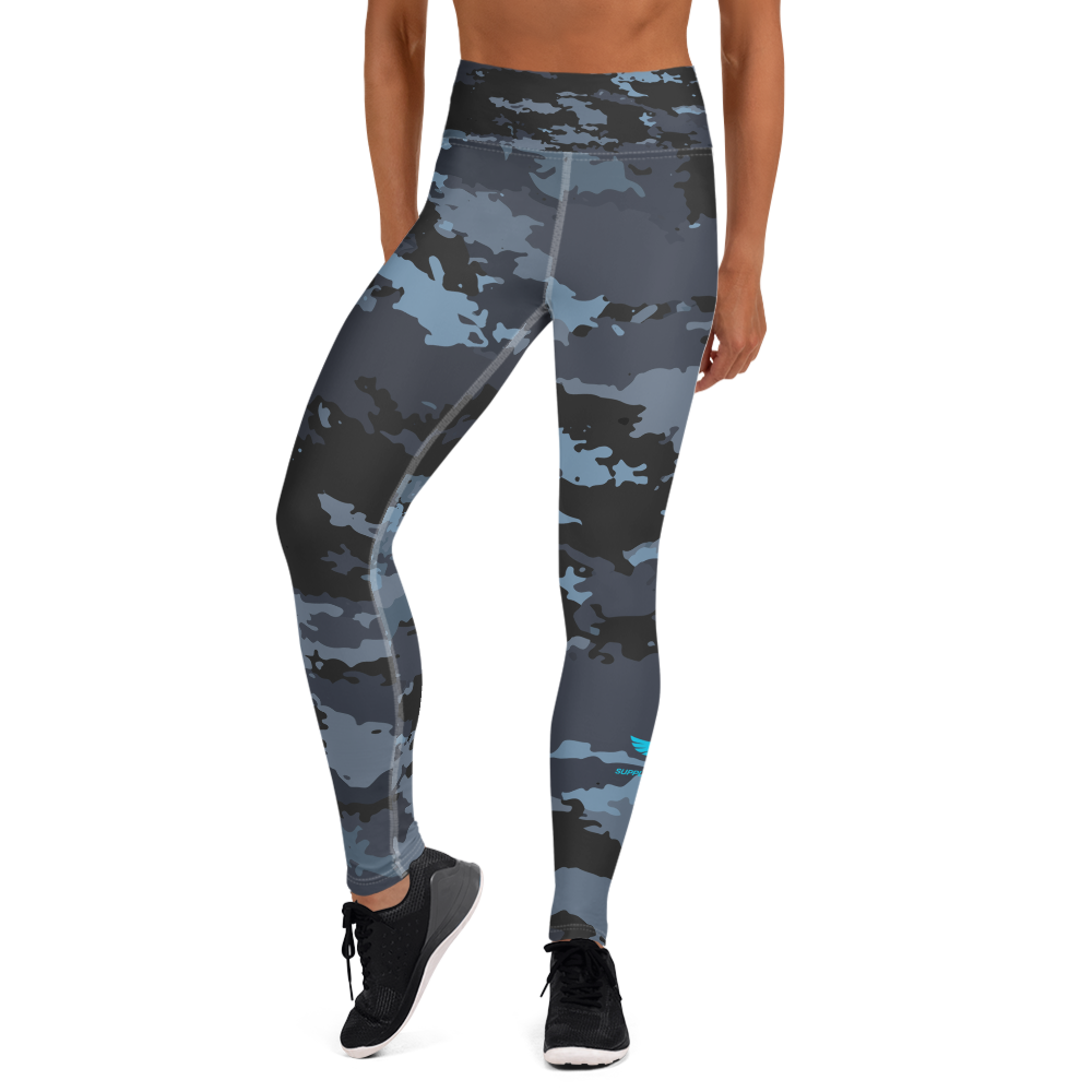 Women's All Day Comfort Yoga Coast Camo Full Length Leggings