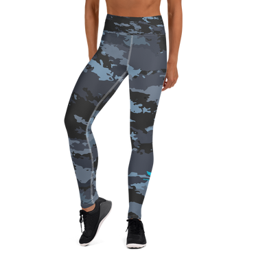 Women's All Day Comfort Yoga Coast Camo Full Length Leggings