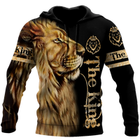 Animal Lion 3D Printed Men Hoodies Unisex Casual Pullover Zip Hoodie