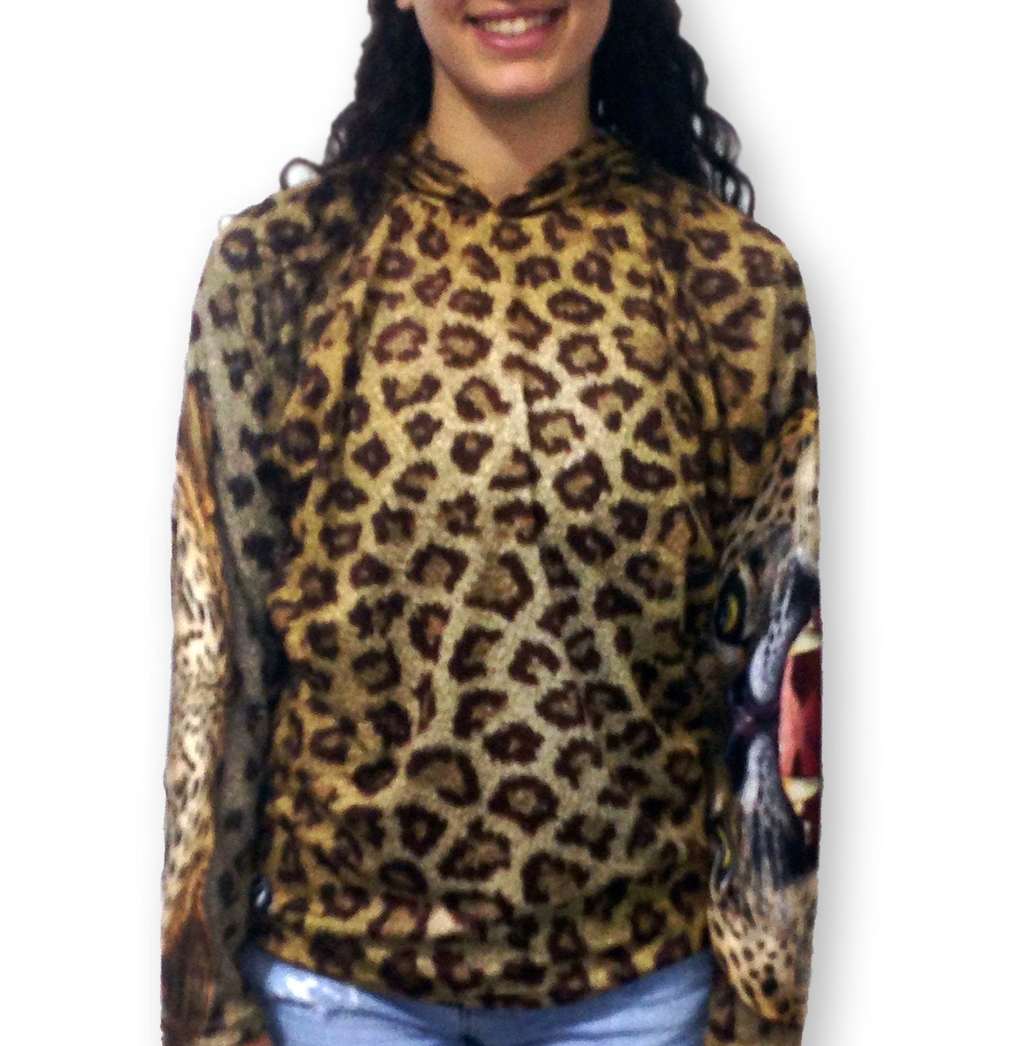 LEOPARD Hoodie Chomp Shirt by MOUTHMAN®