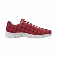 Men's Buffalo Plaid Running Sneakers - Uniquely You