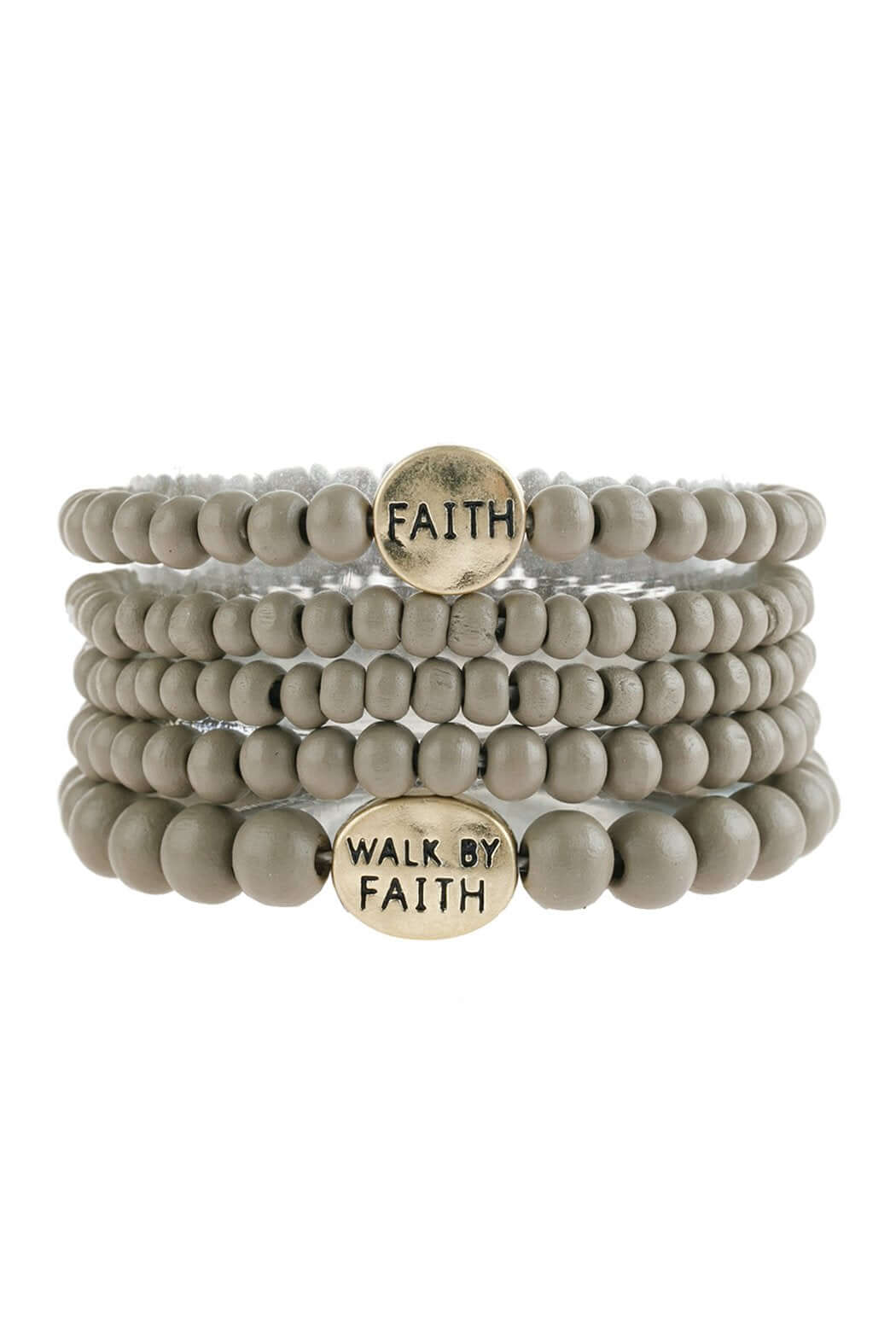 "Faith" natural stone bracelets