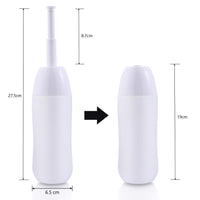 "Portable Travel Bidet: Handheld 400ml with Retractable Nozzle"