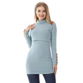 Turtleneck Maternity Nursing Dress: Perfect for Pregnant Moms