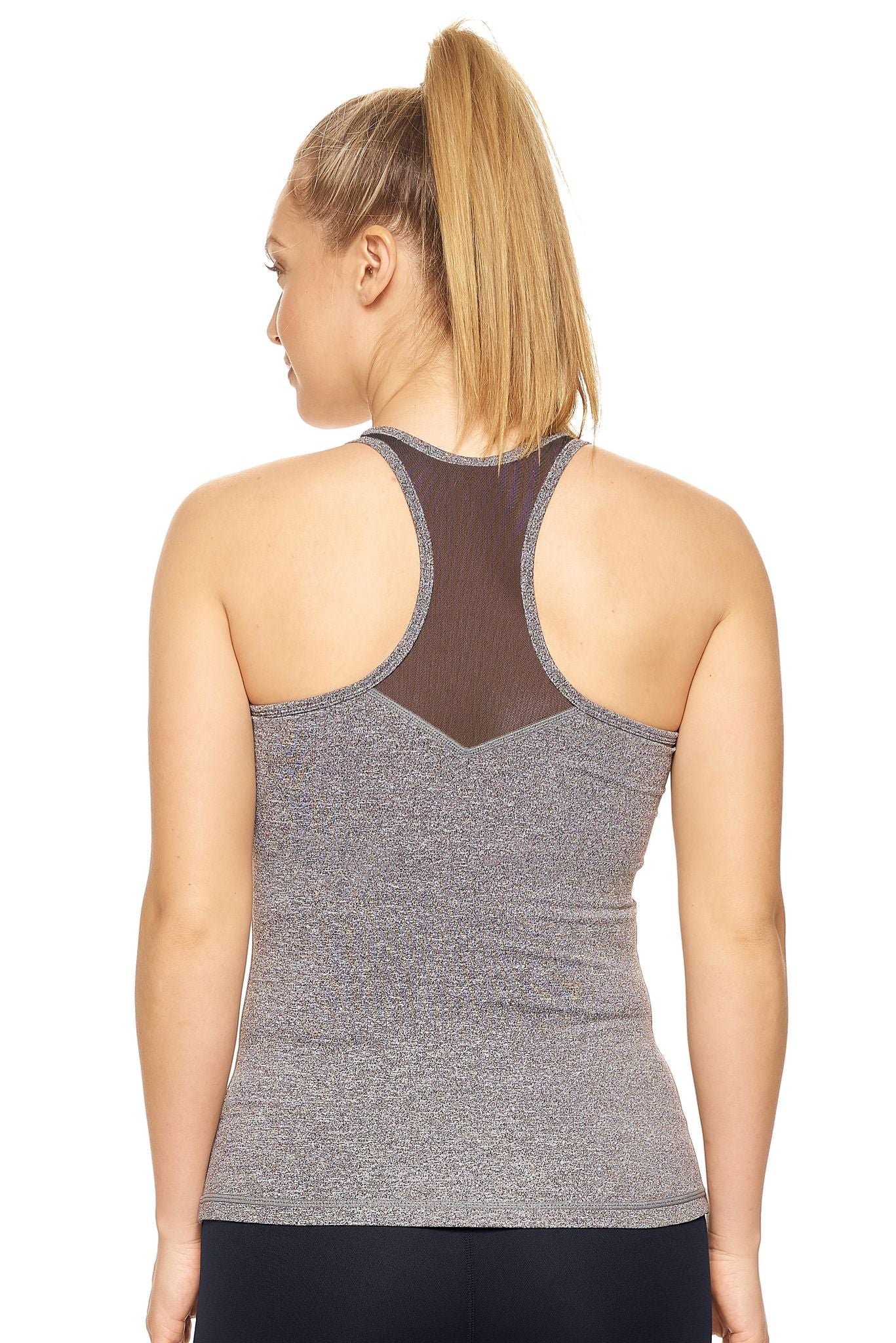 Airstretch™ Mesh Panel Racerback Tank