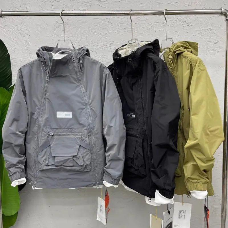 Hooded Outdoor Jacket - Luxury Spring & Autumn Fashion"