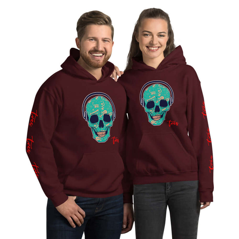 "DJ Skull" - Unisex Hoodie