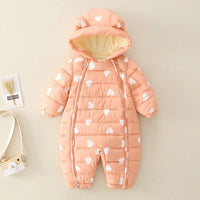 Warm Winter Wear for Baby Boys & Girls | Cotton Overalls Snowsuit"