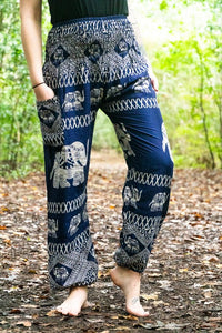 Blue Elephant Pants - Handcrafted with Lightweight Rayon